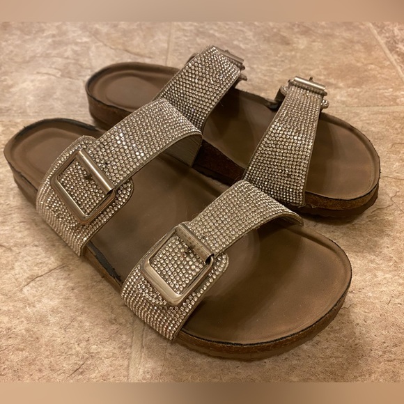 Madden Girl Shoes - Madden Girl rhinestone Brando sandal size 6